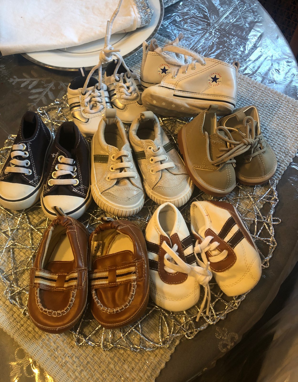 Lot of Boy baby shoes 7 pair