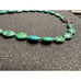 Vintage Stauer Sea Teal Chrysocolla Stone Necklace