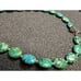 Vintage Stauer Sea Teal Chrysocolla Stone Necklace
