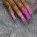 Pink Acrylic Freestyle Press on Nails