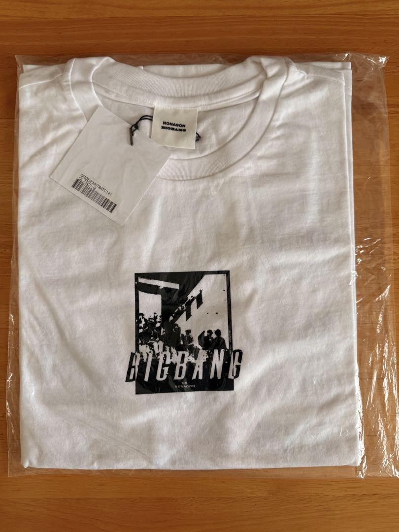 【期間限定！最安値挑戦】 BIGBANG X NONAGON T-SHIRT (WHITE) ミュージシャン