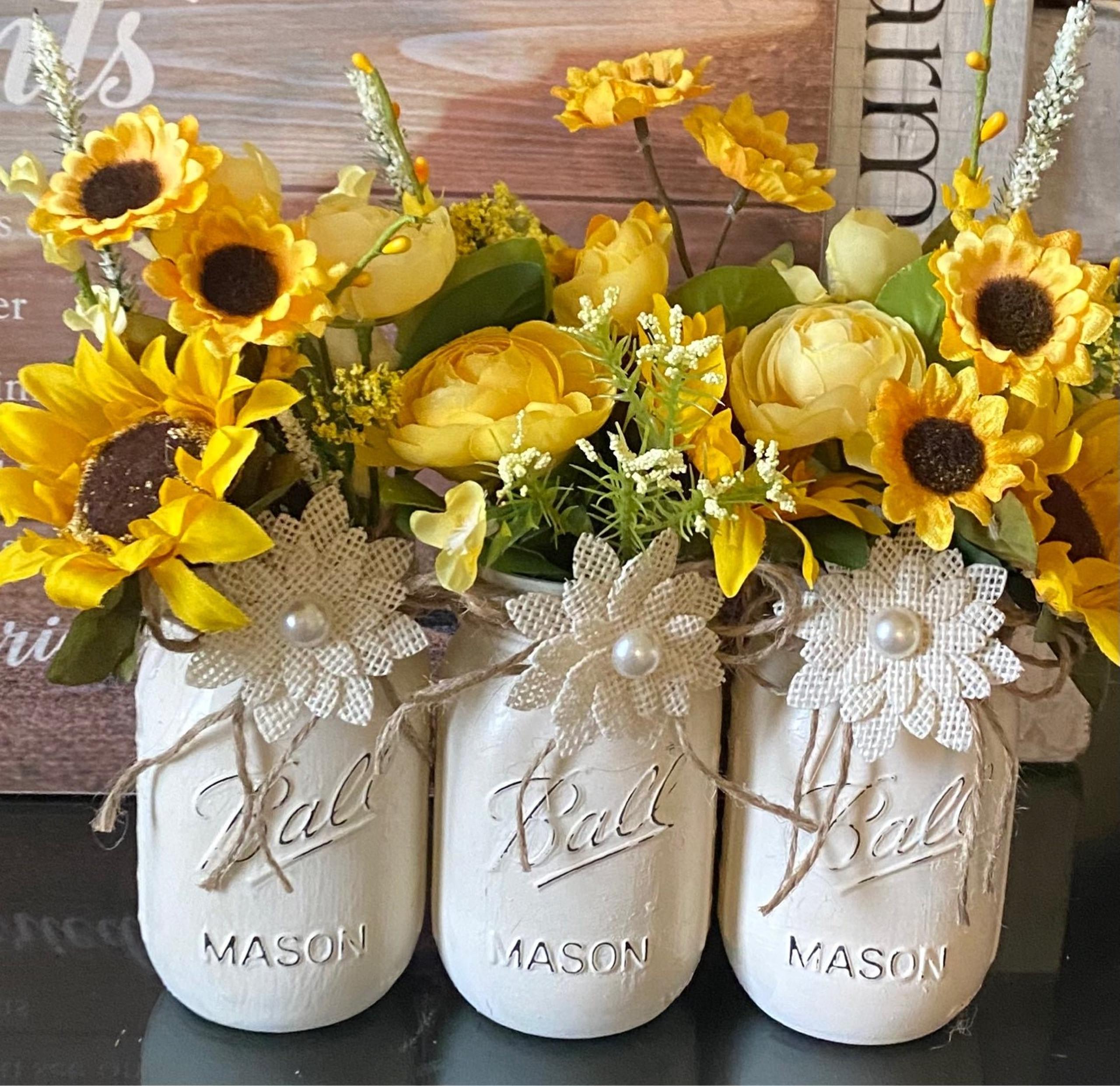 Seriously Brightening Boho Chic Farmhouse Centerpiece Cityscape Home Décor❤️❤️❤️