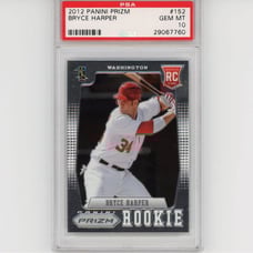 Graded 2012 Panini Prizm Bryce Harper #152 Rookie Card PSA 10