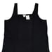 NWT J. Crew Black Square-Neck Tank with Woven Hem - SIZE S
