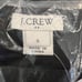 NWT J. Crew Black Square-Neck Tank with Woven Hem - SIZE S