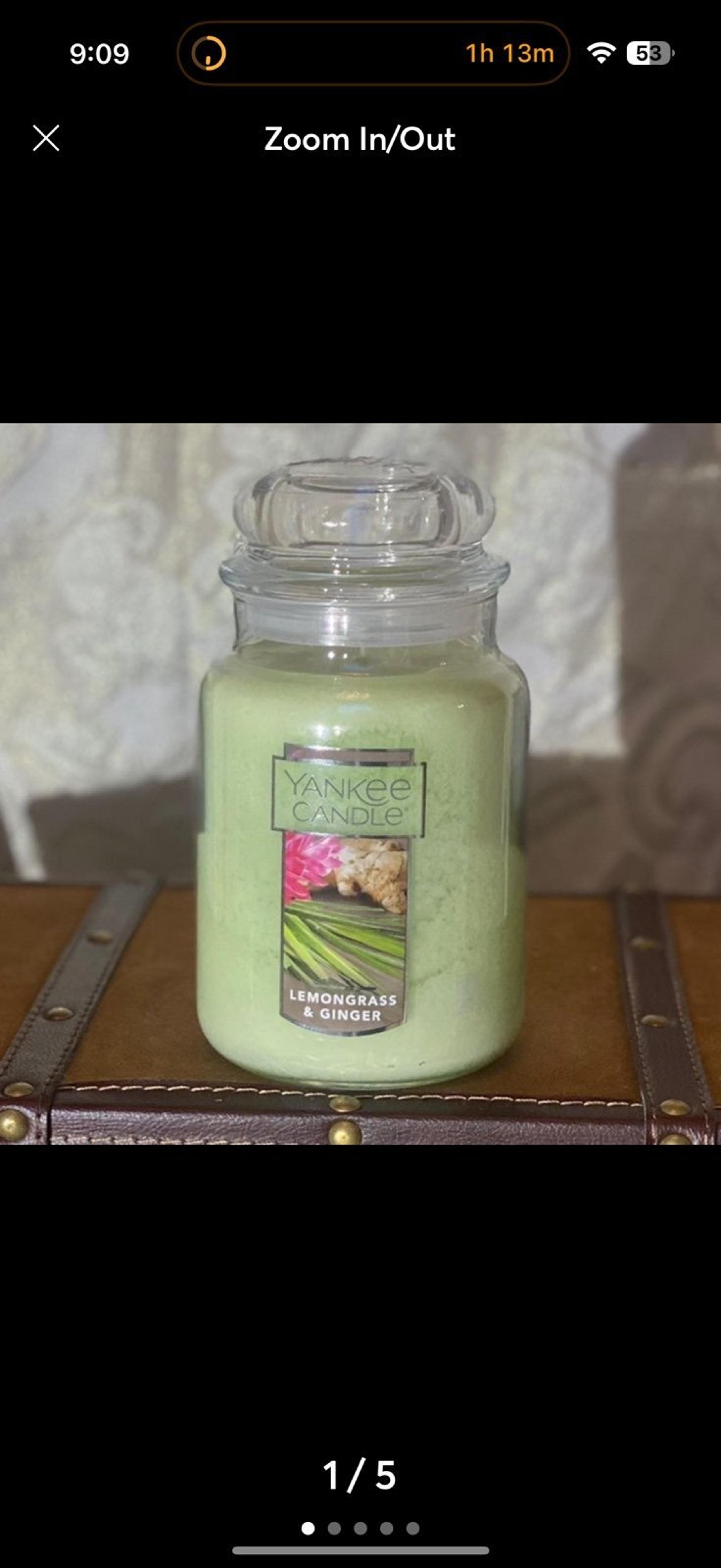 ❤️❤️Yankee Candle "LEMONGRASS AND GINGER"