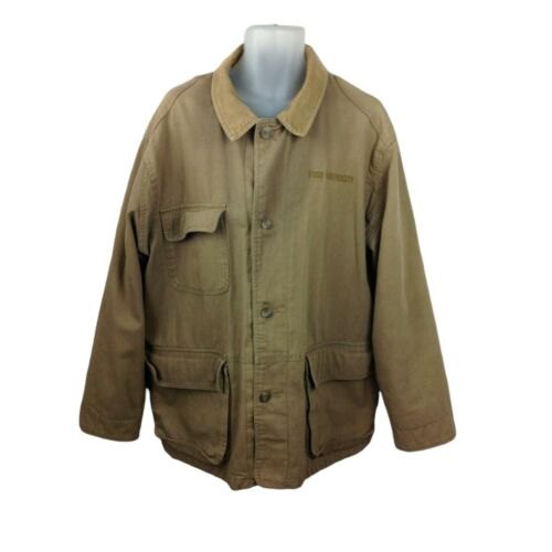Dunbrooke Rush University Barn Chore Jacket Flannel Lined Upstream Men Sz L Coat