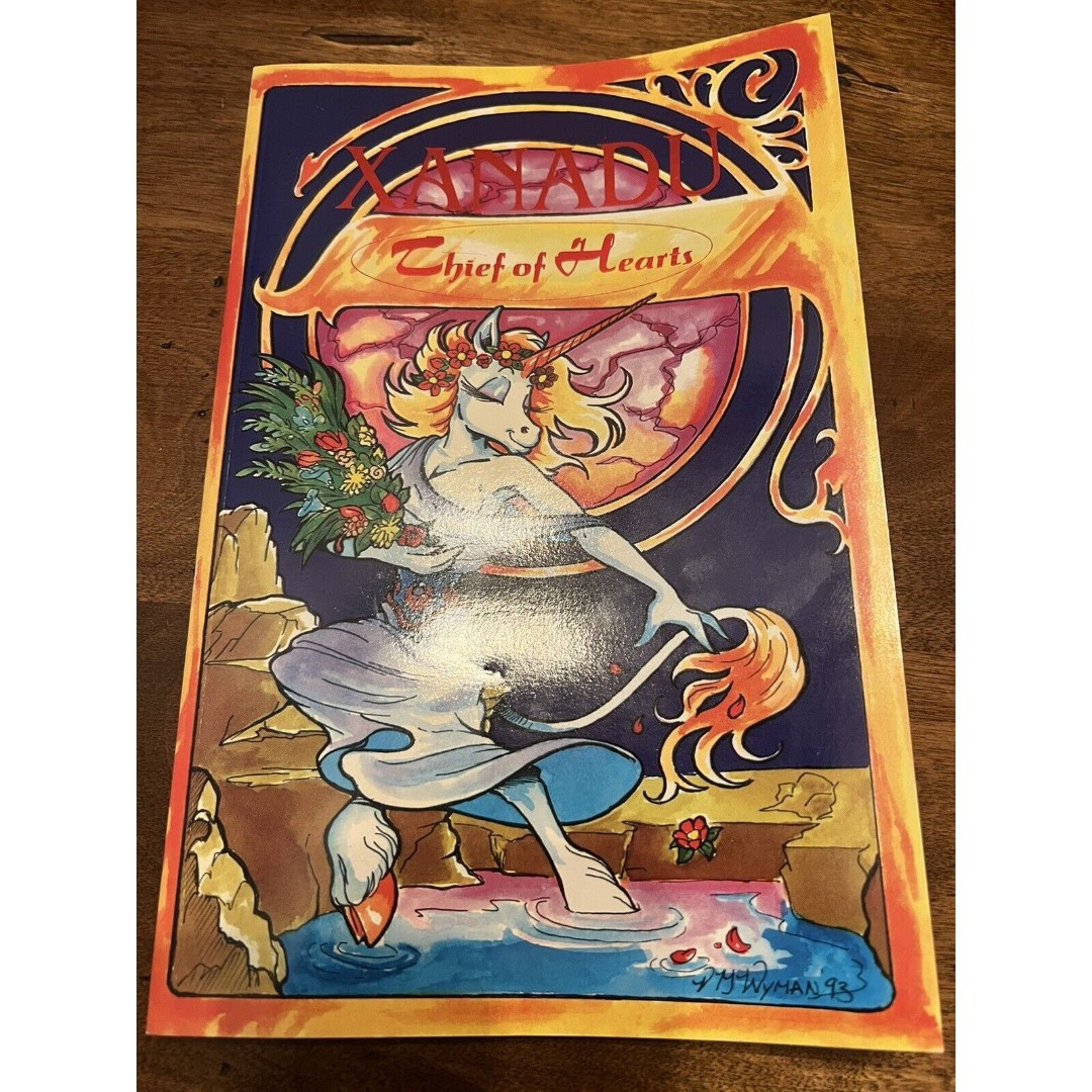 MU Press Xanadu Thief of Hearts Vicky Wyman First Print Graphic Novel Furry 1993