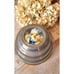 Vintage Aluminum Portrait Music Box For Trinkets/Powder