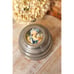 Vintage Aluminum Portrait Music Box For Trinkets/Powder