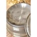 Vintage Aluminum Portrait Music Box For Trinkets/Powder