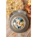 Vintage Aluminum Portrait Music Box For Trinkets/Powder