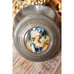 Vintage Aluminum Portrait Music Box For Trinkets/Powder