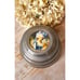 Vintage Aluminum Portrait Music Box For Trinkets/Powder