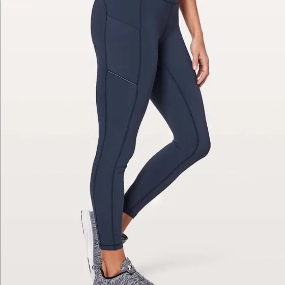 lululemon athletica Speed Up Tight 28 Brushed Full-On Luxtreme True Navy NWT 8