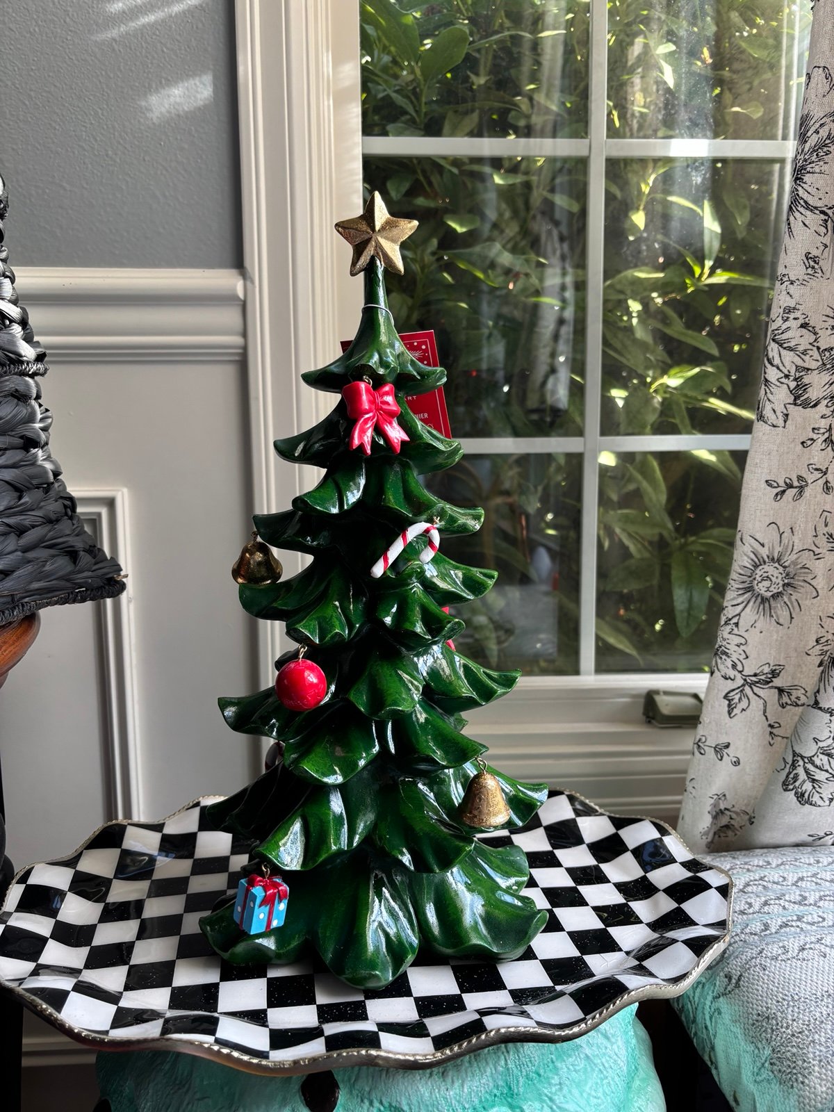 Christmas Tree With Hanging Ornament Charms **READ BELOW **