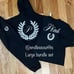 VS PINK CAMPUS BLACK SWEATPANTS TEE & SWEATSHIRT OUTFIT BUNDLE 3pc set LARGE