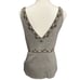 J. Crew Vintage Look Sleeveless Top Gray Medium Wool Cashmere
