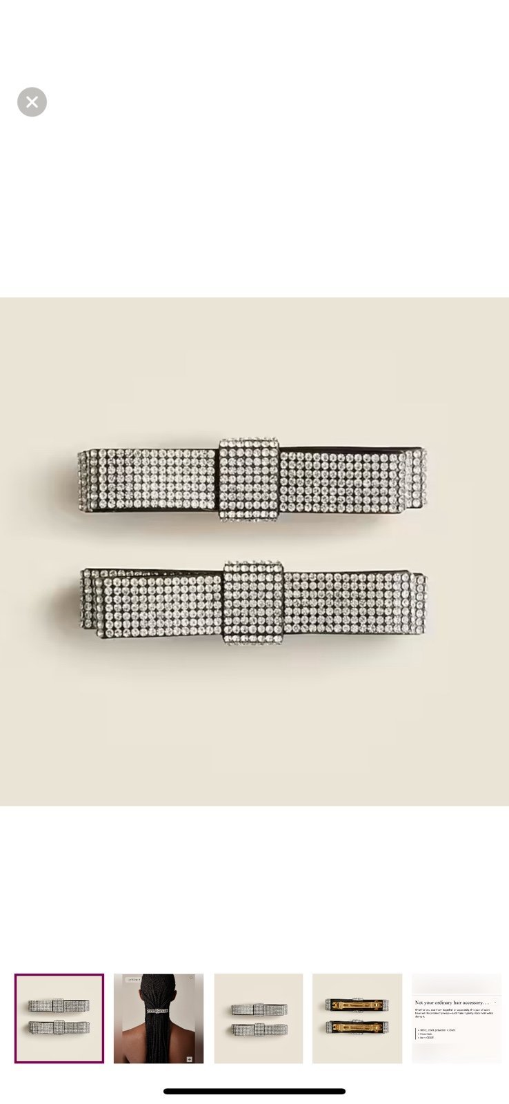 J.crew hair clips