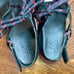 SOREL Roaming Lace Sandals - Black/Punch Pink - Women’s Size 7 - Gently Used