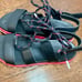 SOREL Roaming Lace Sandals - Black/Punch Pink - Women’s Size 7 - Gently Used