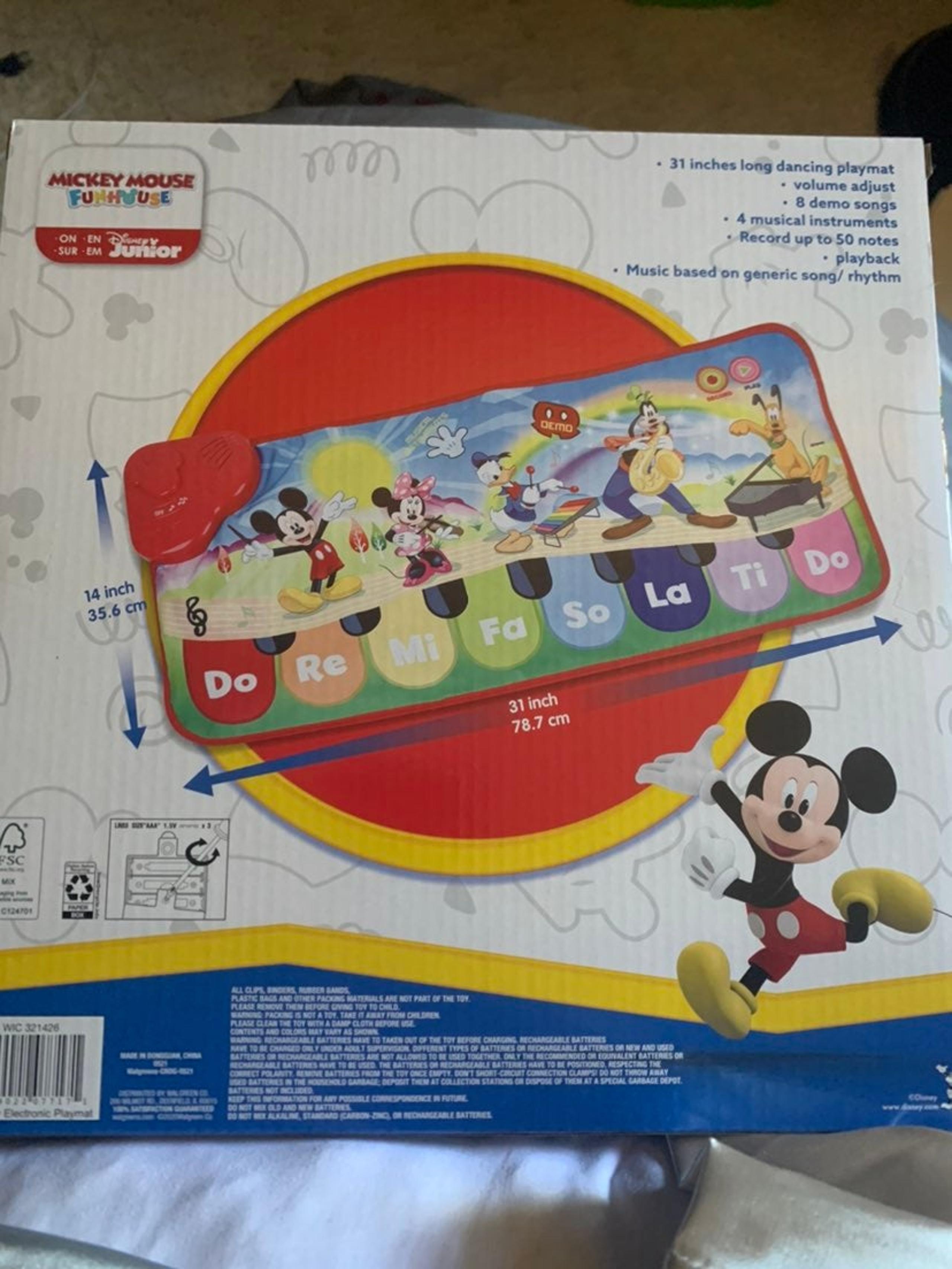 Mickey mouse electonic playmat