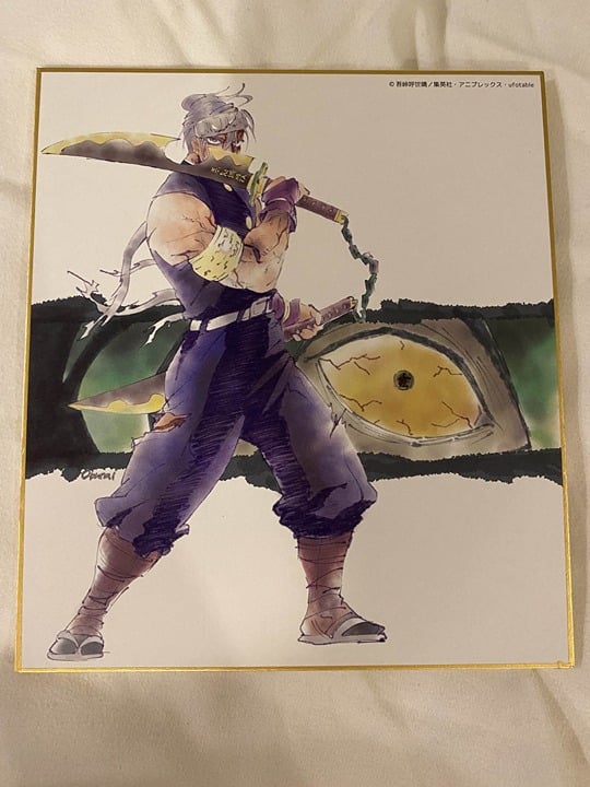 Demon Slayer Kimetsu No Yaiba Tengen Uzui Official Canvas Art Board Anime