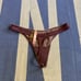 3 New Vs Pink Velvet Thong Size Medium