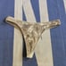 3 New Vs Pink Velvet Thong Size Medium