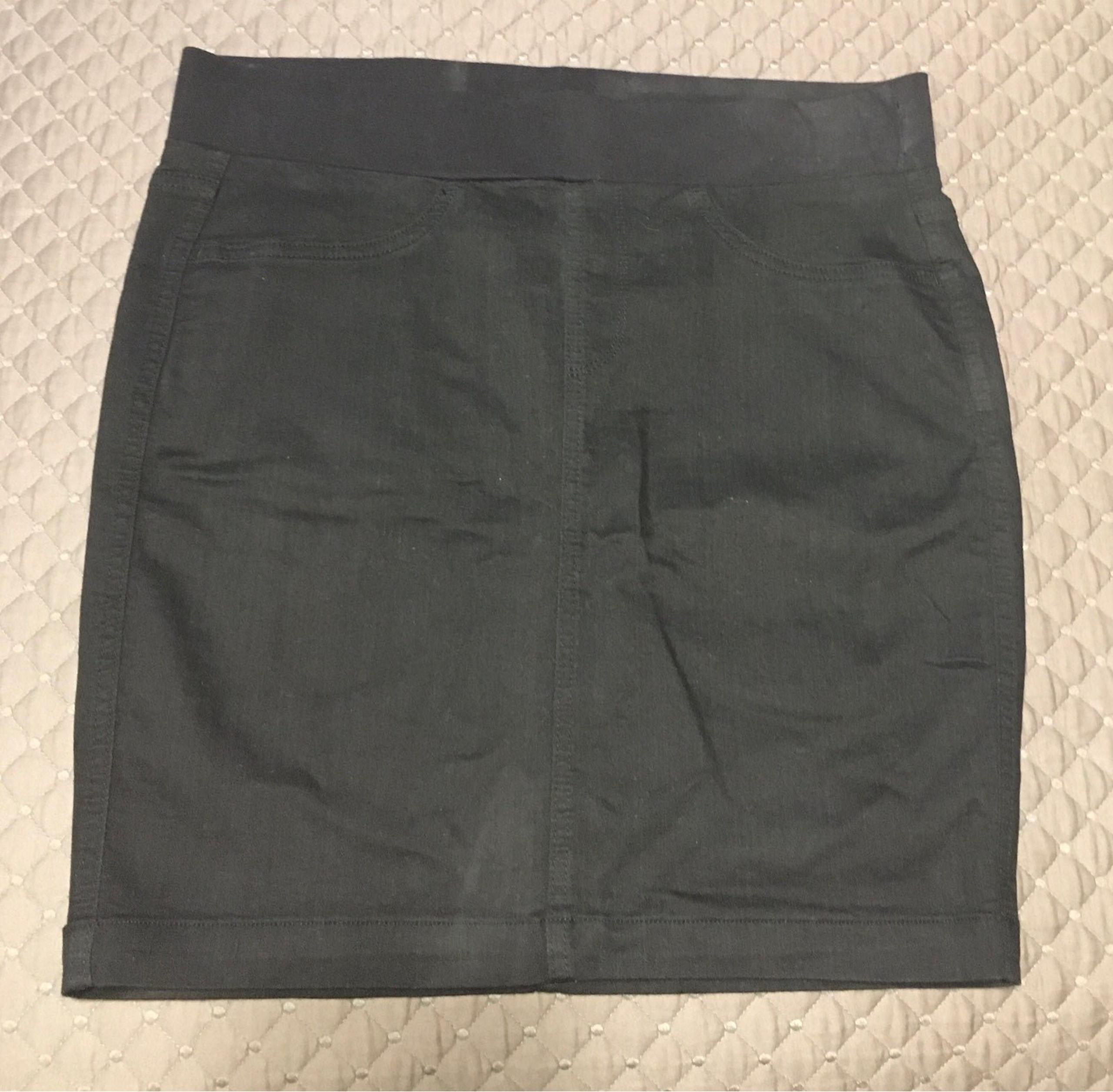 GAP 1969 Womens Black Stretchy Pencil Skirt Sz Small