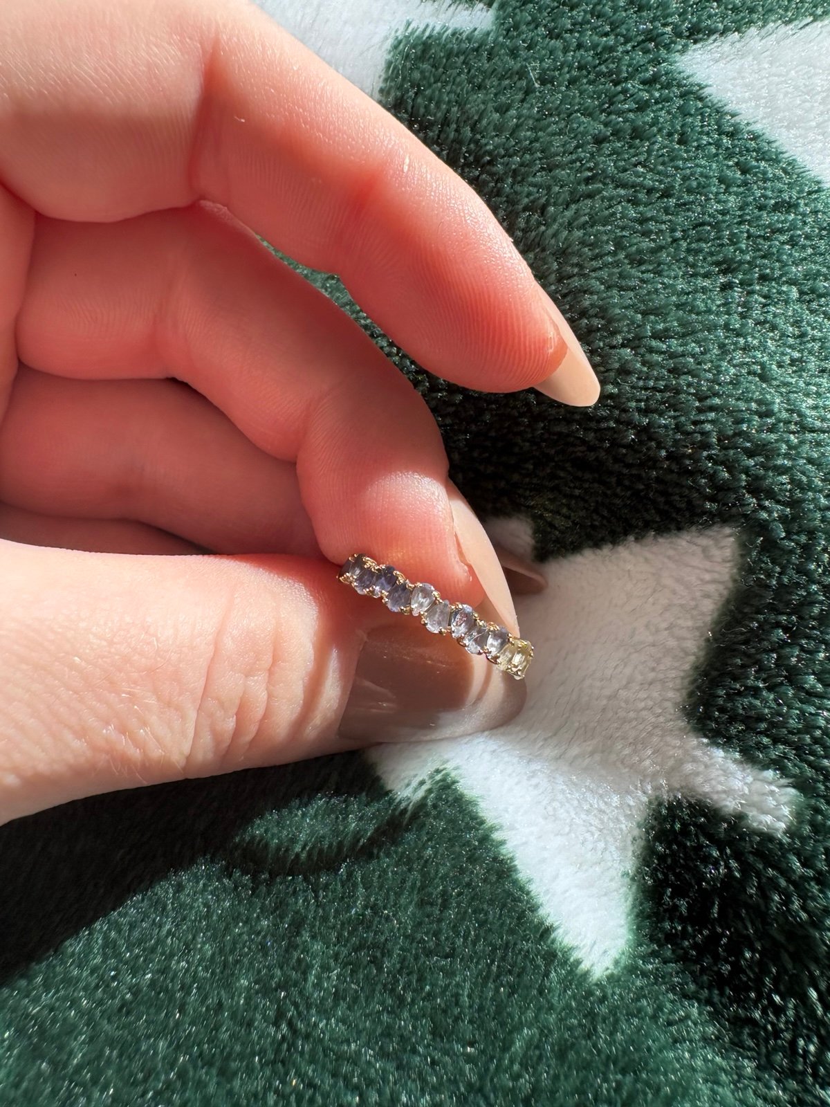 Local Eclectic Gold Ombré Birthstone Ring