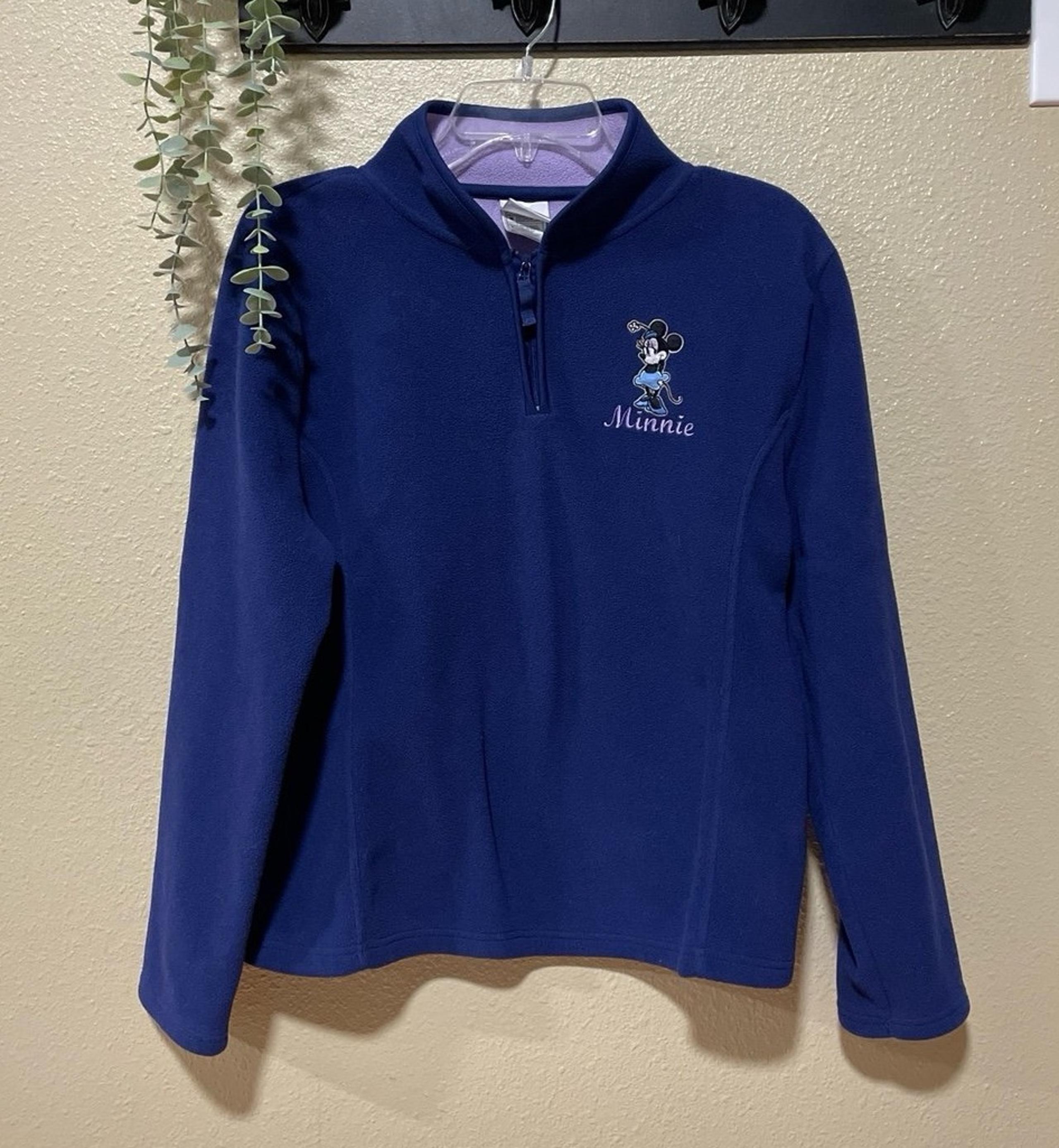 Minnie Mouse fleece pullover size medium