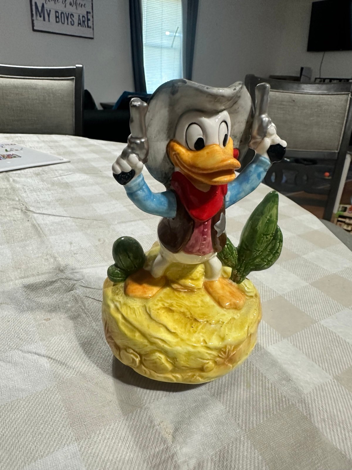 Donald Duck Cowboy Music Box