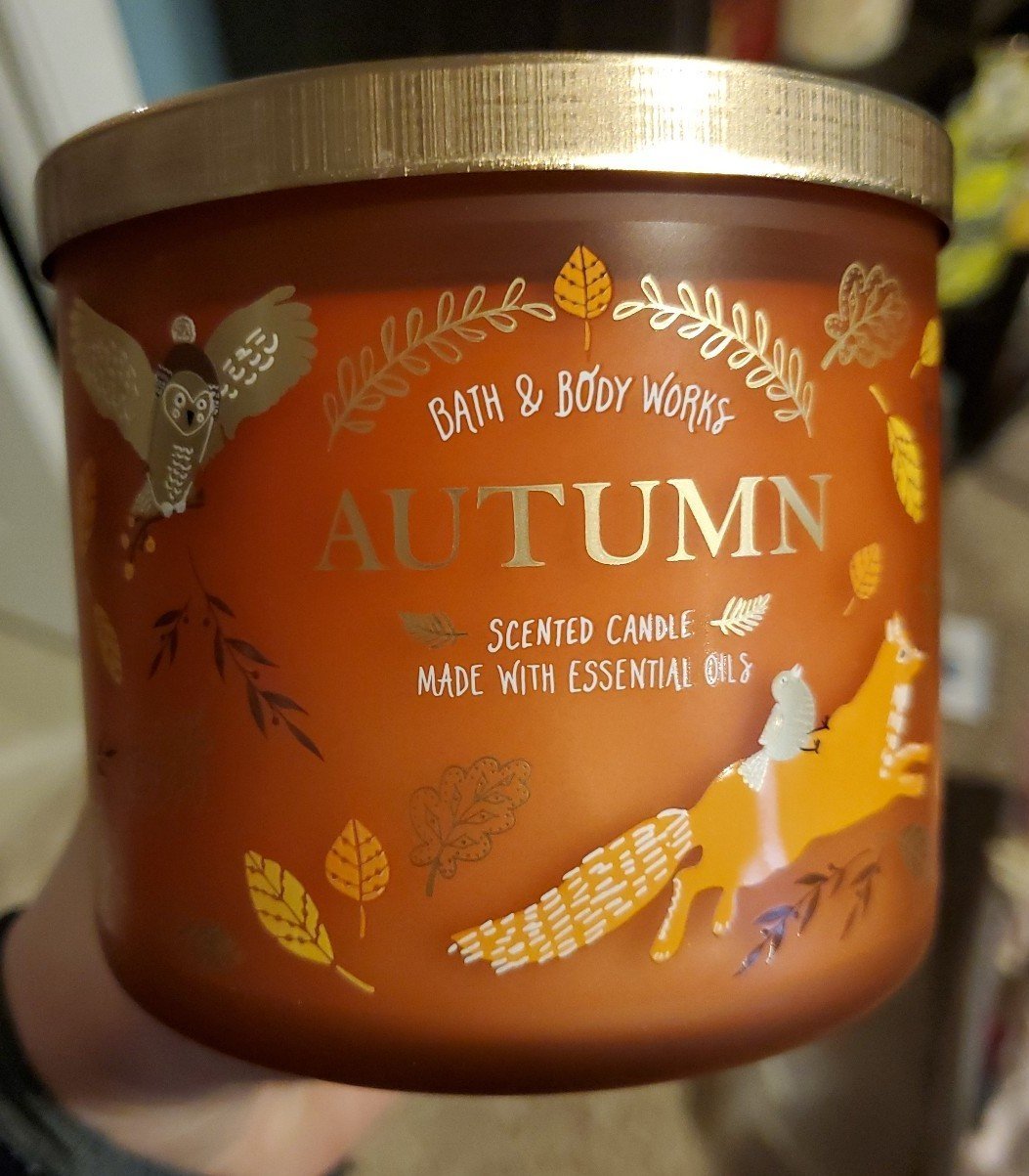 Bath and Body Works 2019 Critter Collection 3 wick candle Autumn VHTF