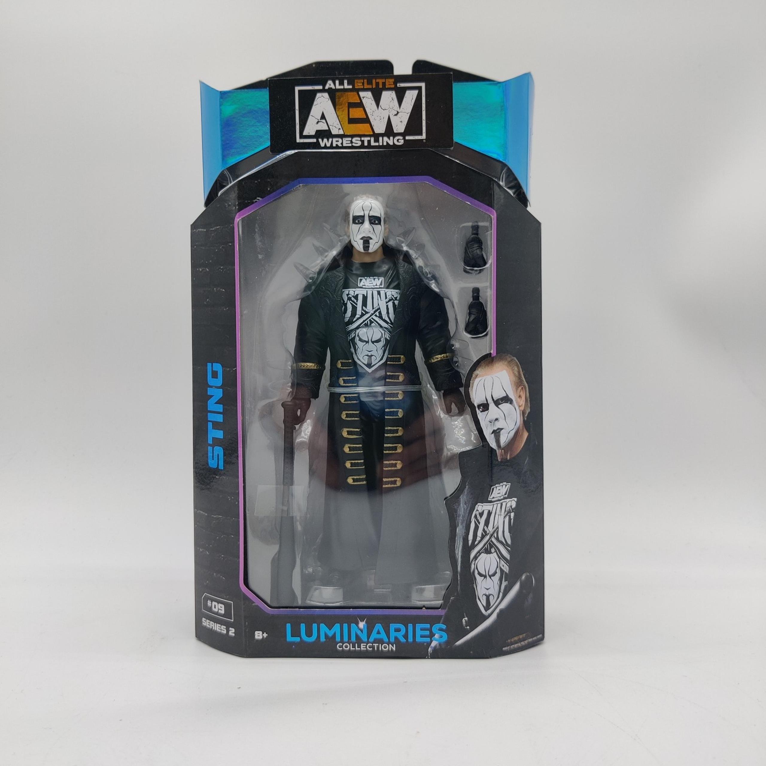 AEW Jazwares Sting Unmatched Series 2 Luminaries Action Figure