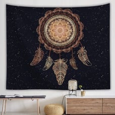 Mandala dream catcher tapestry boho