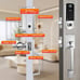 Satin Nickel Smart Lock Advanced Front Door Security Solution
