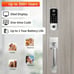 Satin Nickel Smart Lock Advanced Front Door Security Solution
