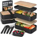 Bentoheaven Premium Bento Box Adult Lunch Box with Compartment