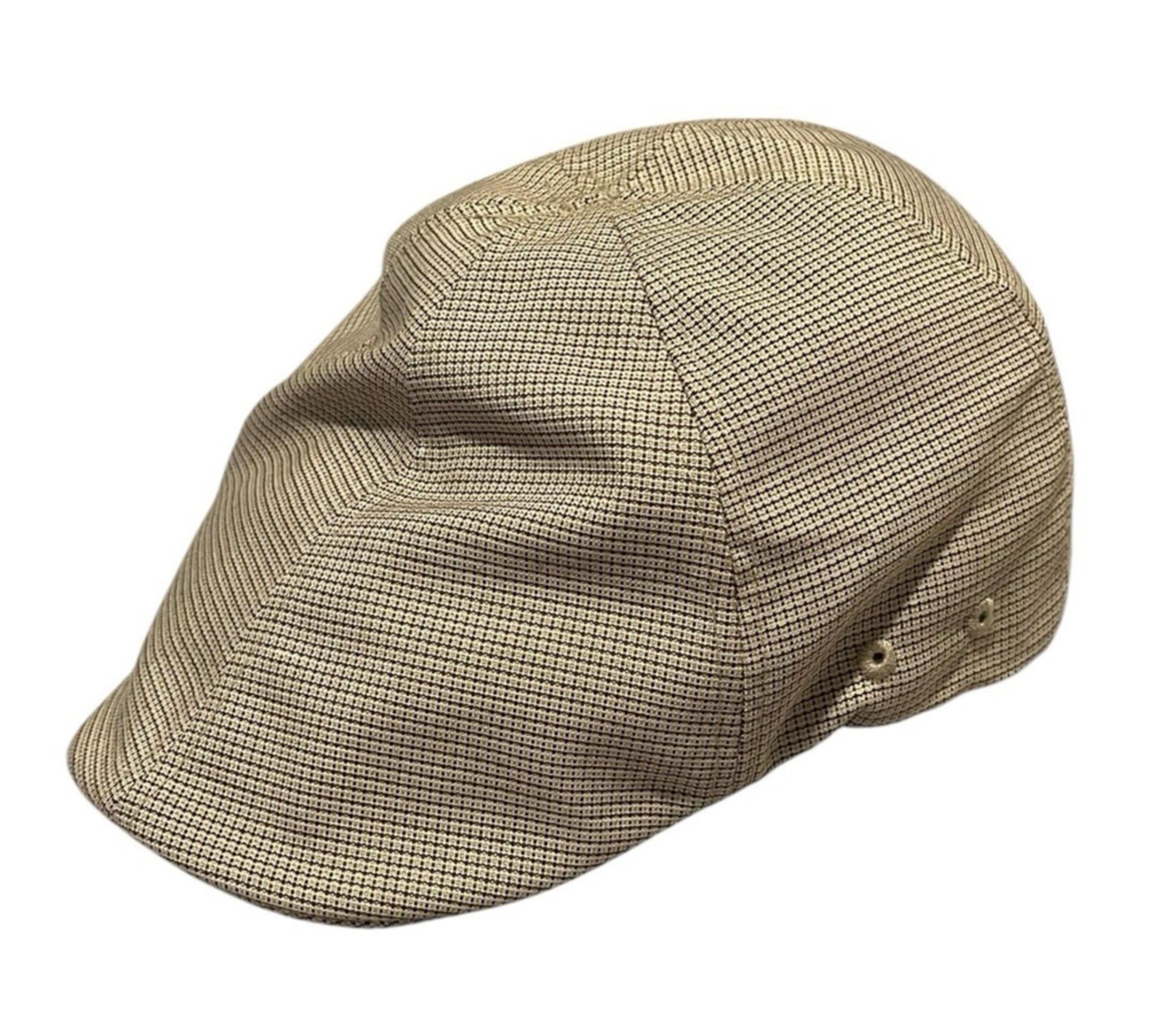 Dockers Newsboy Cabbie Hat Mens L/XL Tan Brown Cap Firm Bill $40 MSRP NEW
