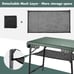 Camping Table & Collapsible Stools Set