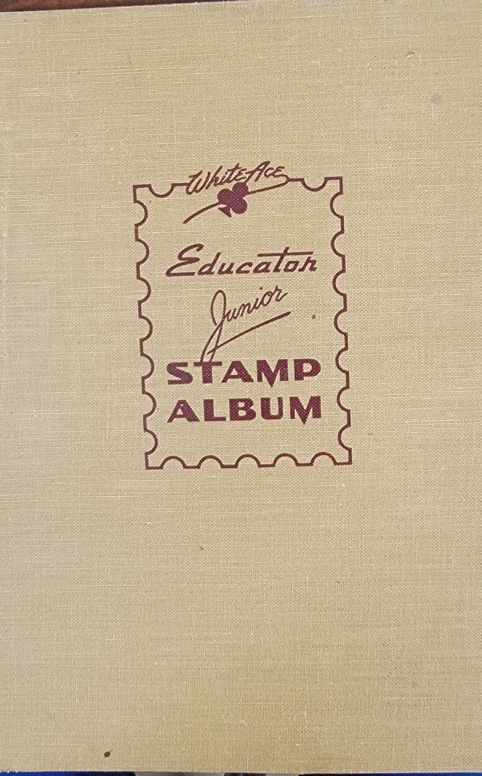 The educator junior postage stamp album of the world