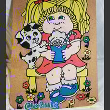 Cabbage Patch Kids 1983 Hanging Cork Board Message Display Vintage Toys 1980s
