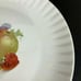Retsch Wunsiedel Bavaria Porcelain Platter 12 inch Round Fruit Fluted Edge Vtg