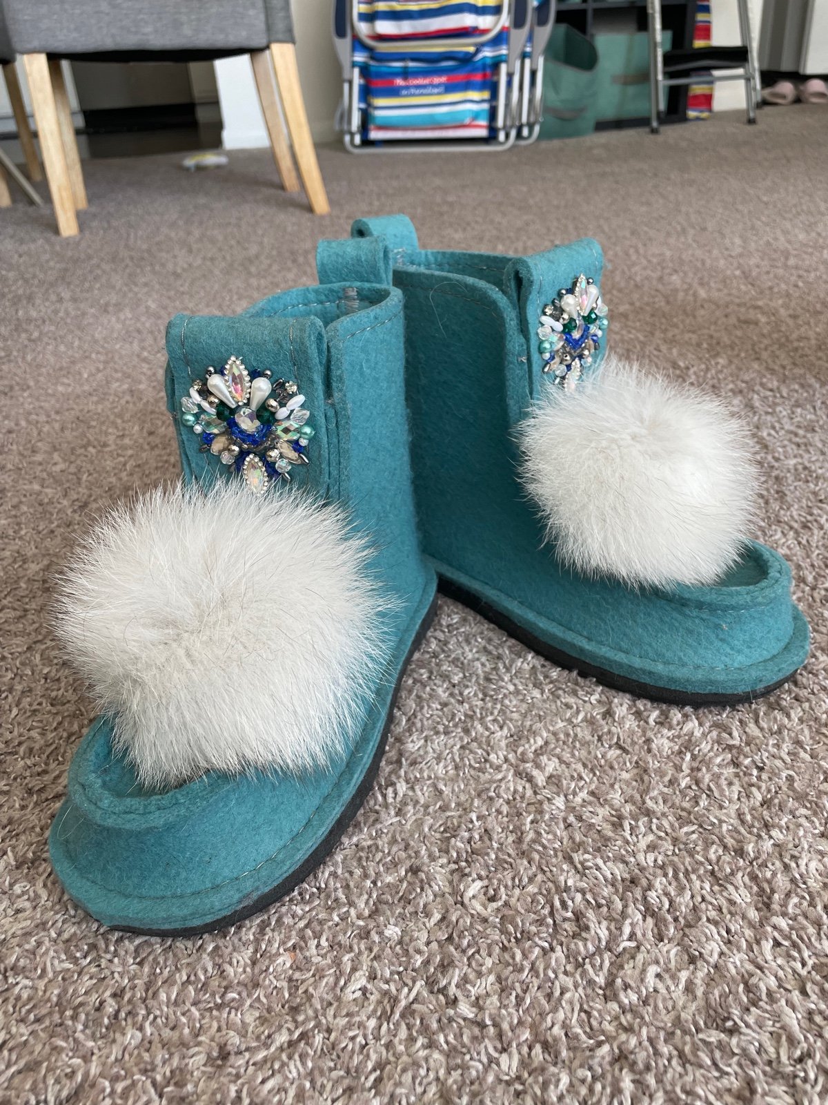Handmade winter boots