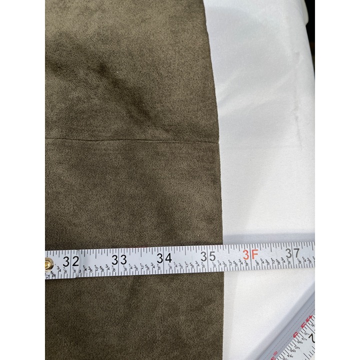 Leather biker jacket All Saints Green size 00 US in Leather