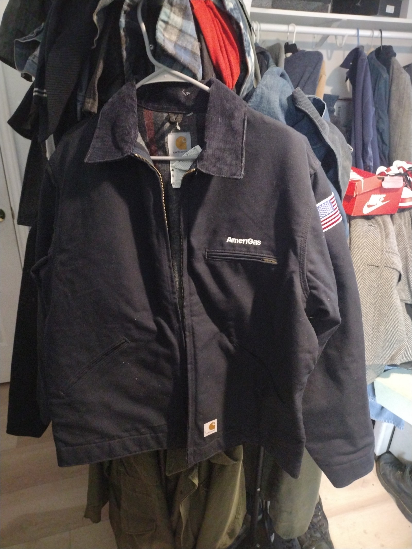 Carhartt jacket navy blue