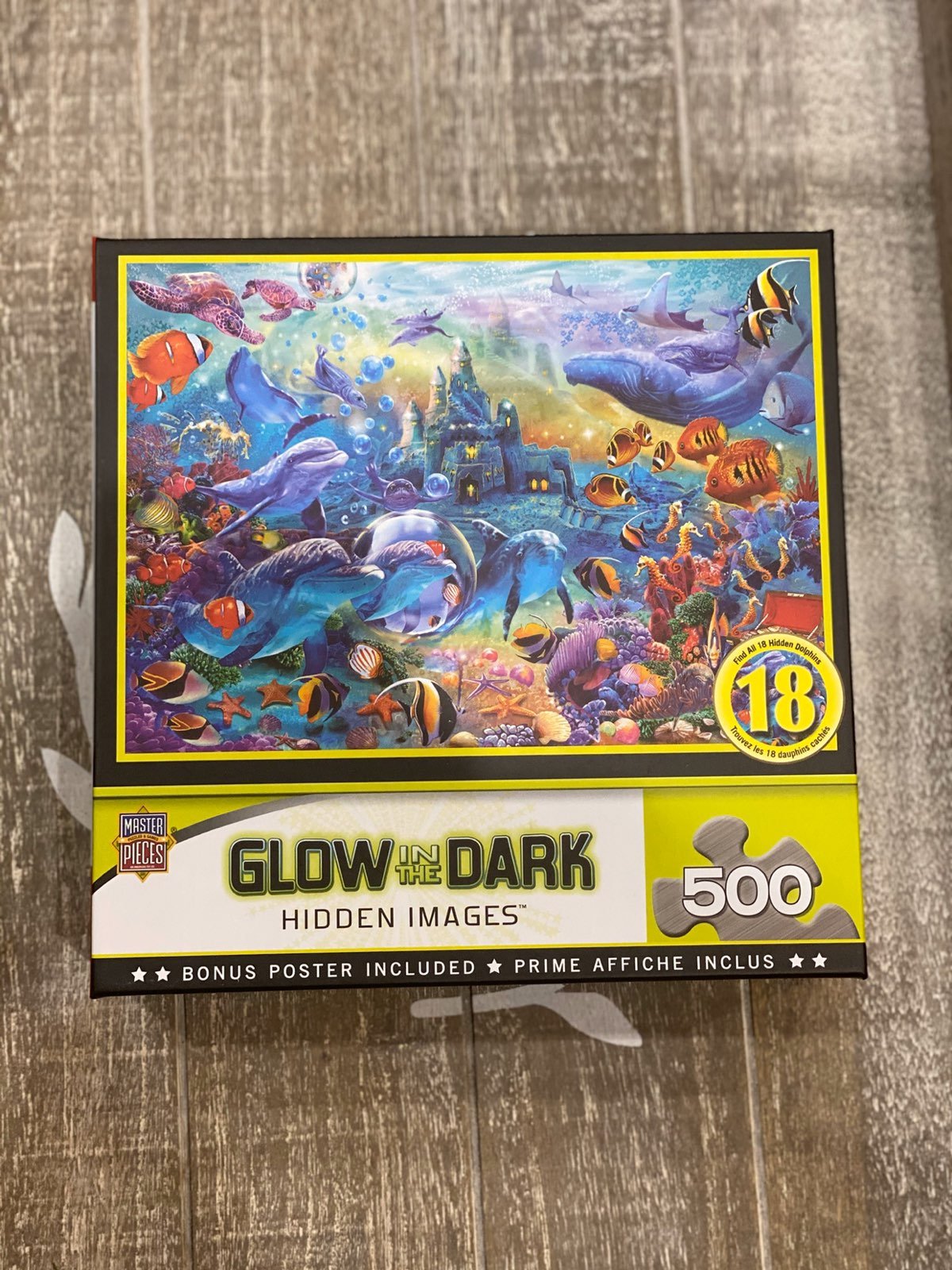 Glow in the dark puzzle Sea Castle
