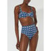 Solid & Striped LILO Knit Check High Waisted Bikini