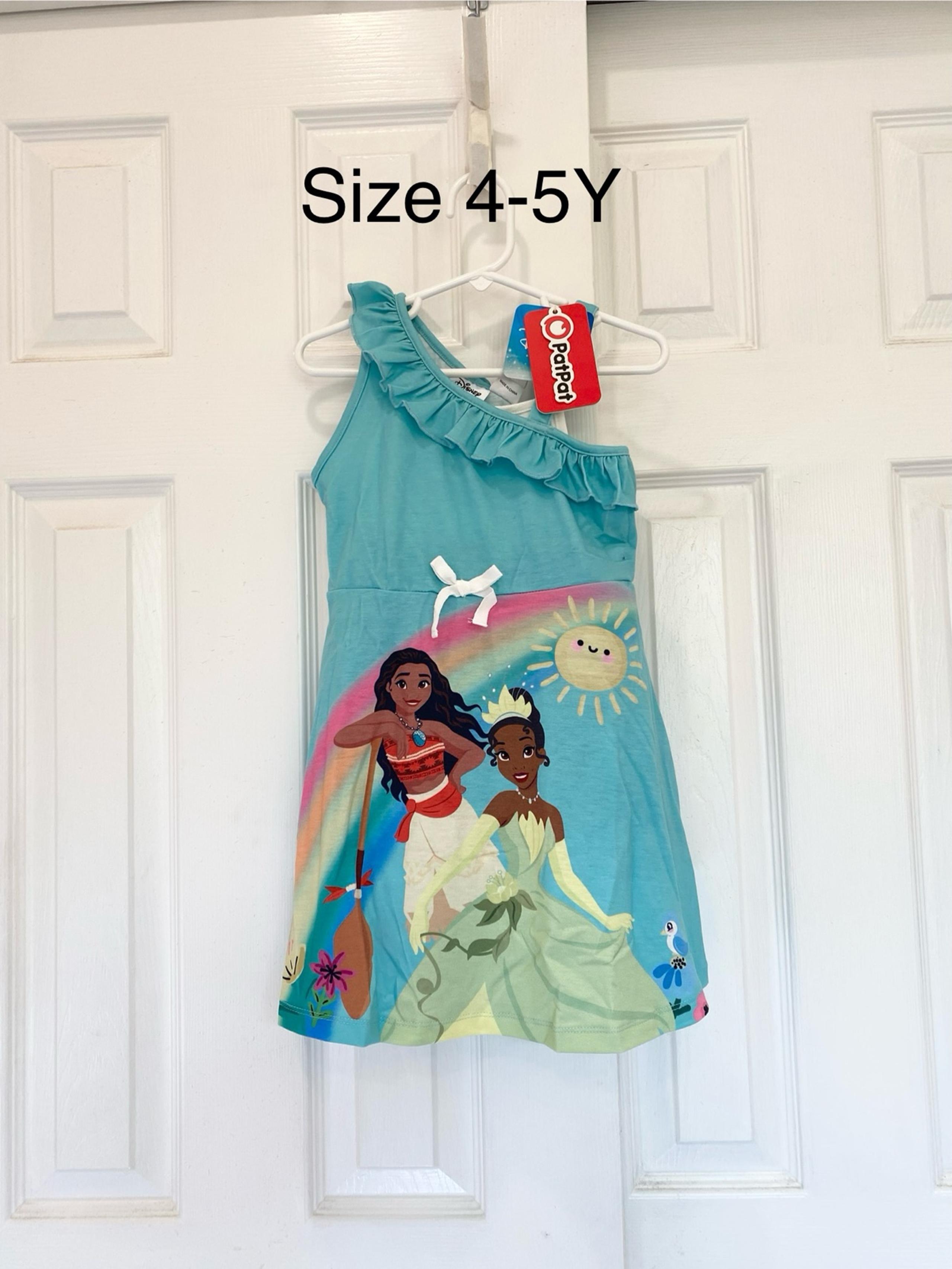 Disney Princess Toddler Girl's Off-shoulder Suspender Ruffled Waist Dress